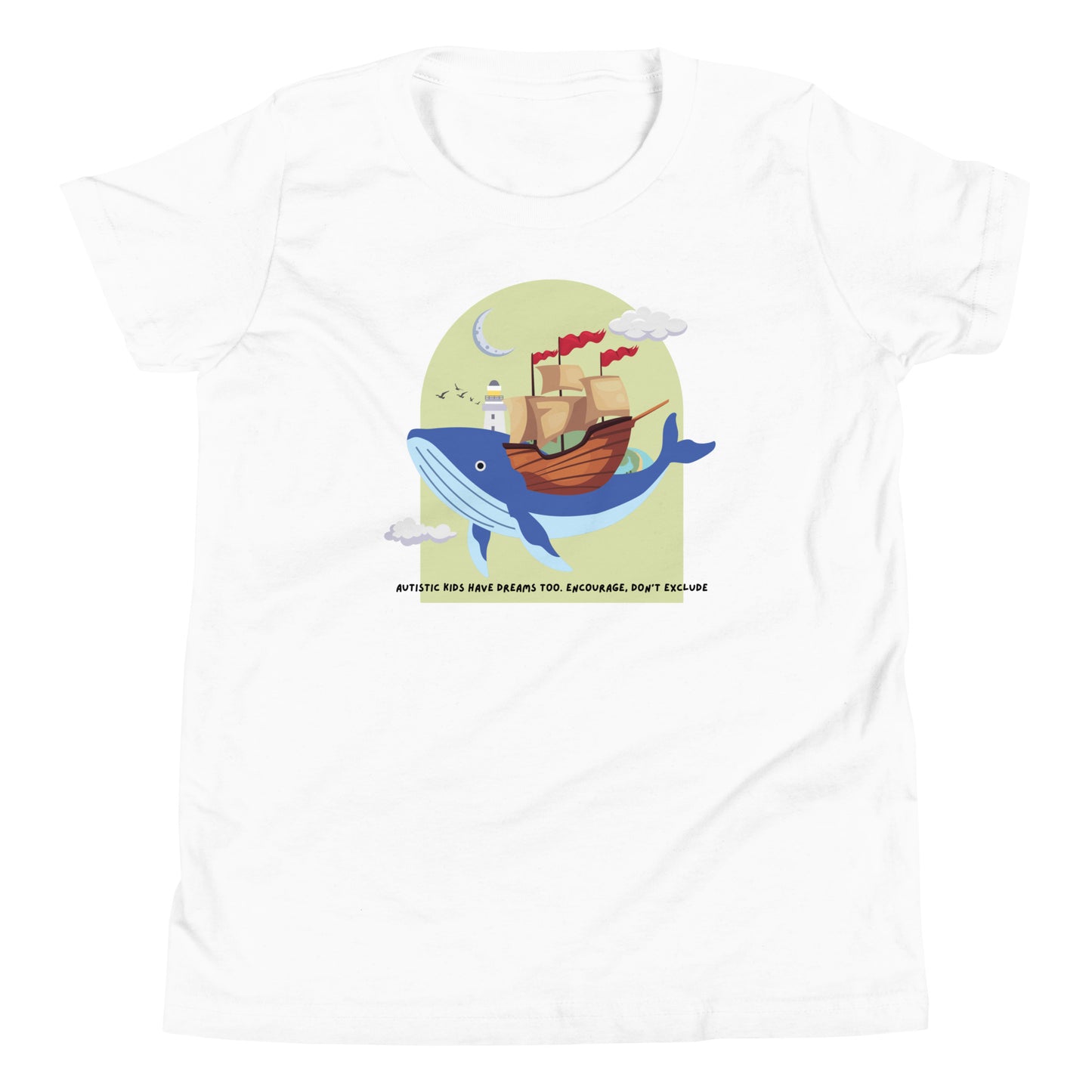 Autistic Kids Have Dreams Too T-shirt - Encourage, Don't Exclude | Neurodivergent Kids T-Shirt